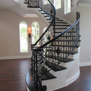 Itani Residence Three Story Curved Stair Project