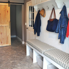 basement mudroom/hallway