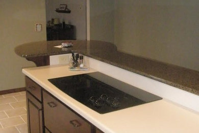 Example of a transitional kitchen design in Other