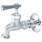 Central Brass - Central Brass Single Handle Wallmount Faucet - Central Brass has been the go-to resource for plumbers for more than 100 years. It's a distinction we've earned by delivering the highest quality faucets and fixtures, and standing behind every product we sell. Central Brass designs offer today's most in-demand features -- like our industrial pre-rinse faucet -- without sacrificing performance.