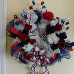 Stars and Stripes Wreath - Wreaths And Garlands