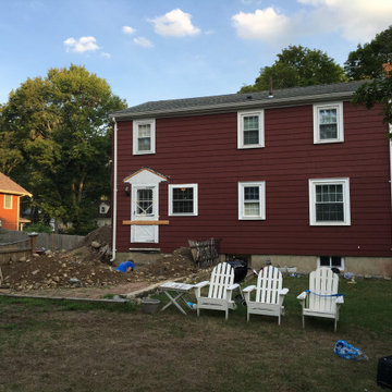 ATTACHED TWO CAR GARAGE WITH MUDROOM, READING, MA