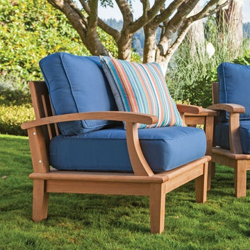 Outdoor Teak Club Chair