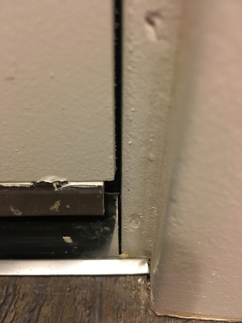 Drafty door new construction