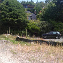 Modern Landscape on uneven grade