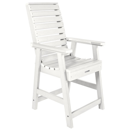 Weatherly Counter-Height Armchair, White