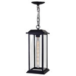 CWI Lighting - Blackbridge 1 Light Outdoor Black Pendant - Looking for a functional and decorative landscape lighting? The Blackbridge 1 Light Black Outdoor Pendant would make a fab choice. This light source features a traditional lantern shade suspending from a black cable chain that you can conveniently adjust. It sparks interest while still looking classy and timeless. Count on this pendant light to make your outdoor entertainment space brighter and more inviting.  Feel confident with your purchase and rest assured. This fixture comes with a one year warranty against manufacturers defects to give you peace of mind that your product will be in perfect condition.