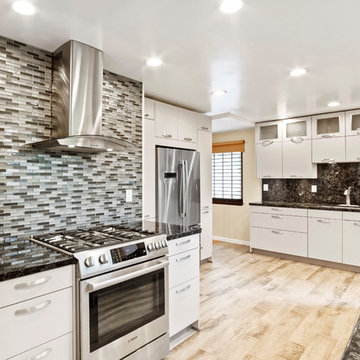 Monochrome Contemporary Kitchen