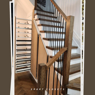 Under Stair Closet – Finish Details ✨