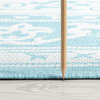 Eamon Oriental Floral Indoor Rug, Aqua/Cream, 7'11"x10'3"