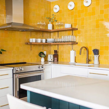 Cadmium Zellige Kitchen from Demilio Design