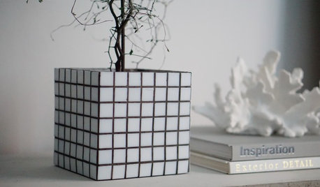 DIY: Lav en trendy grafisk vase eller krukke i mosaik