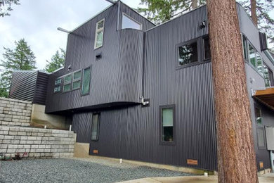 Industrial Style Home - Exterior Siding Project