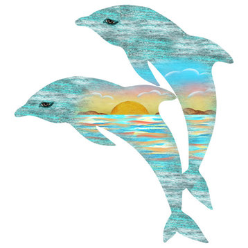 Dolphins Scenic Decor