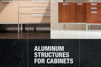 Aluminum structures for cabinets | Kitchen