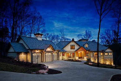 Example of a classic exterior home design in Other