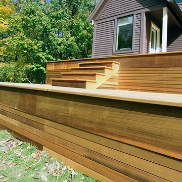 Modern Deck Build in Huntington