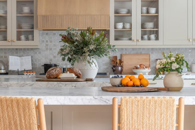 Inspiration for a transitional kitchen remodel in Orange County