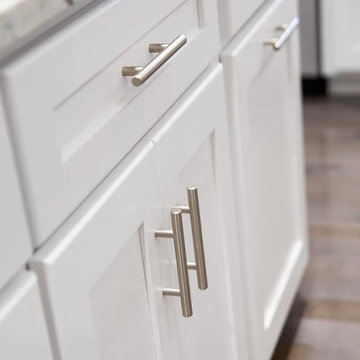 White Modern Farmhouse Kitchen