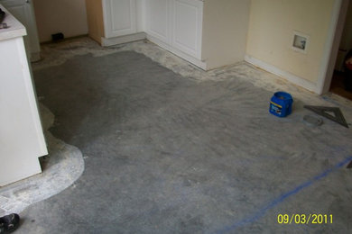Tile Flooring Before