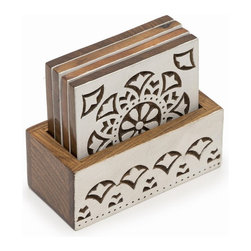 Matr Boomie - Aashiyana Coasters, Set of 4 - Coasters