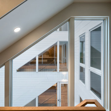 Staircase, courtyard, and neighboring units