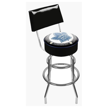 Throwback Toronto Maple Leafs Padded Bar Stool With Back