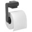 Nomad Toilet Roll Holder, Black, No Cover