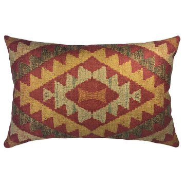 Global Pattern Linen Pillow