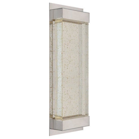 WAC Lighting Mythical 18" 1-Light LED 3000K Aluminum Wall Sconce in Nickel