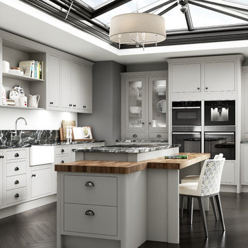 Radley Dove Grey Bright Kitchen with Skylight