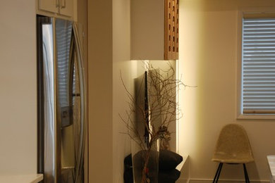 Example of a trendy home design design in New York