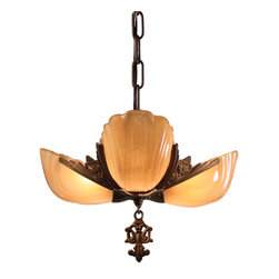 Antique Art Deco Lighting - Chandeliers