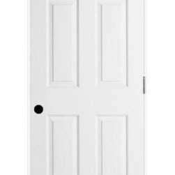 JELD-WEN Bostonian White Left-Hand Solid-Core Door - Interior Doors