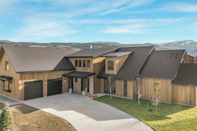 Example of an exterior home design in Other