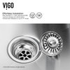 VIGO All-In-One Camden Stainless Steel Farmhouse Kitchen Sink Set, 36"