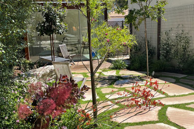 This is an example of a medium sized contemporary garden in Los Angeles.