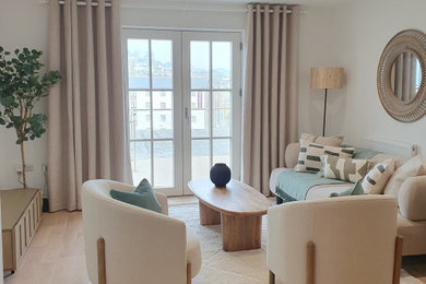 Inspiration for a coastal living room in Cornwall.