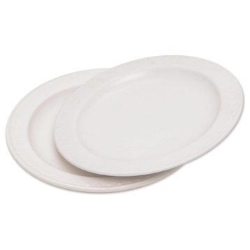 Country Dot Ceramic Salad Plates, Set of 2