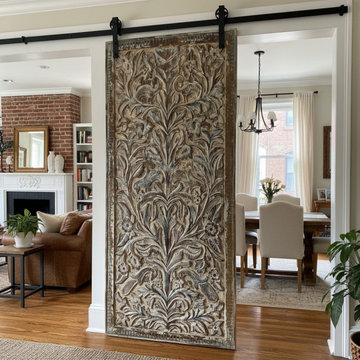 Turn Your Walls Into Art: Carved Vintage Doors