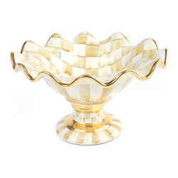 Parchment Check Compote | MacKenzie-Childs - Serving Utensils