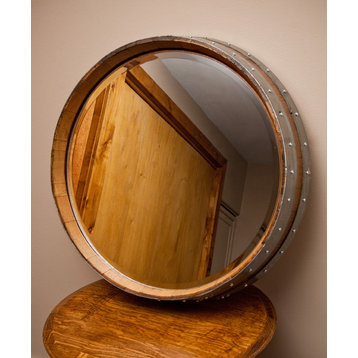 Napa Valley Wine Barrel Mirror
