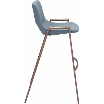 Harford Bar Chair (Set of 2) - Gray