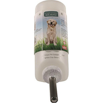 Lixit 30-0685-036 Water Bottle for Medium To Large Breed Dogs, 1 Qt, #DW-32