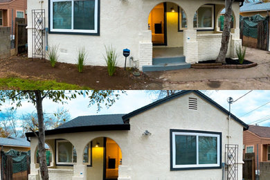 Example of an arts and crafts exterior home design in Sacramento