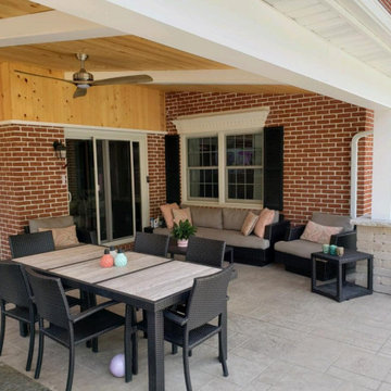 Covered Patio and Outdoor Kitchen in Bath Township, OH