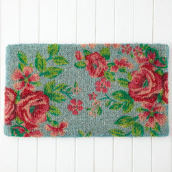 english rose doormat - Door Mats