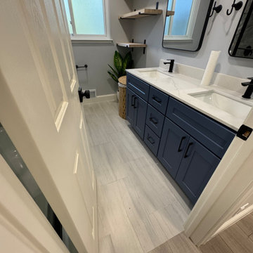 Home Remodel/ One Bath/paint/popcorn removal/LED Can lights/baseboards/Flooring