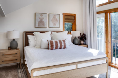 Bedroom - mid-sized modern bedroom idea in Other