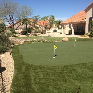 Golf and Putting Greens with Artificial Grass